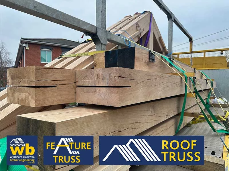 wood on lorry
