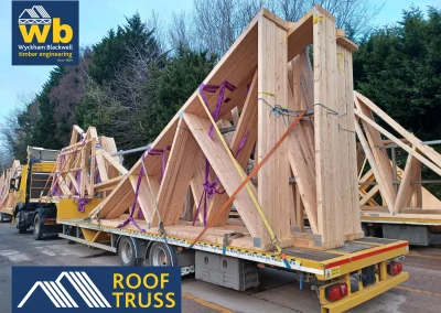 A Roof Truss on a WB lorry.