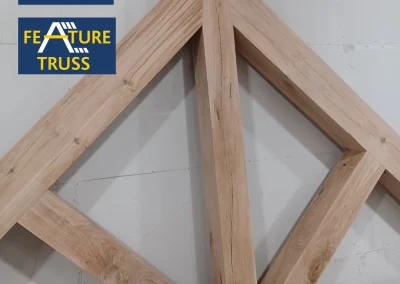 A Feature Truss up against a wall