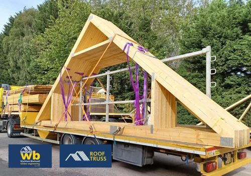 Roof Trusses Loaded